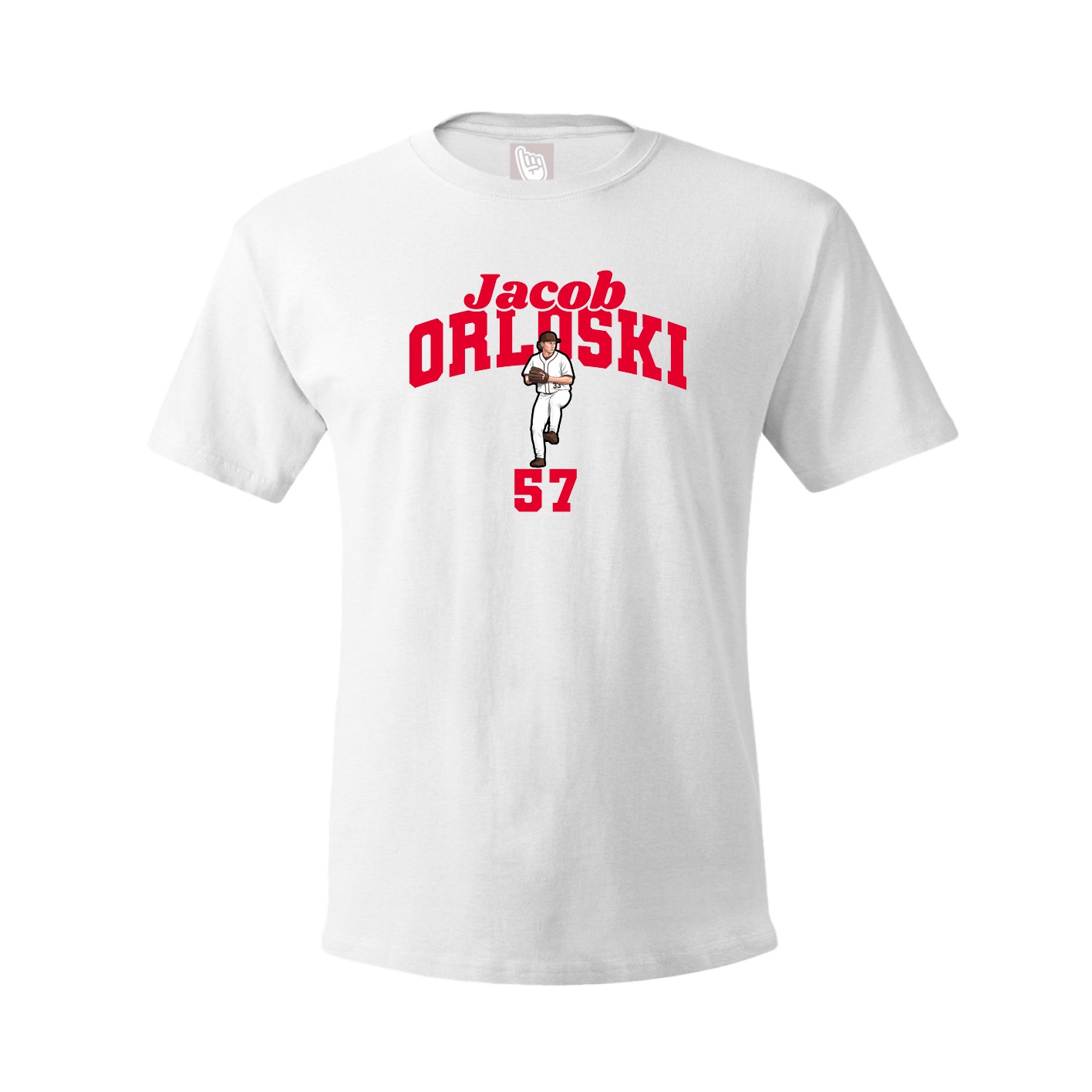 Youth Tee — Signature Arch in White