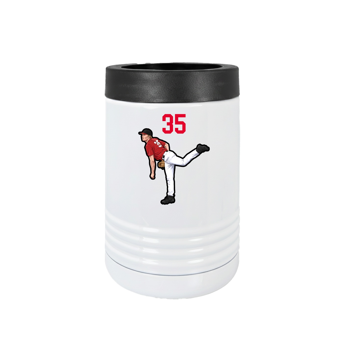 Beverage Holder — Number Top in White