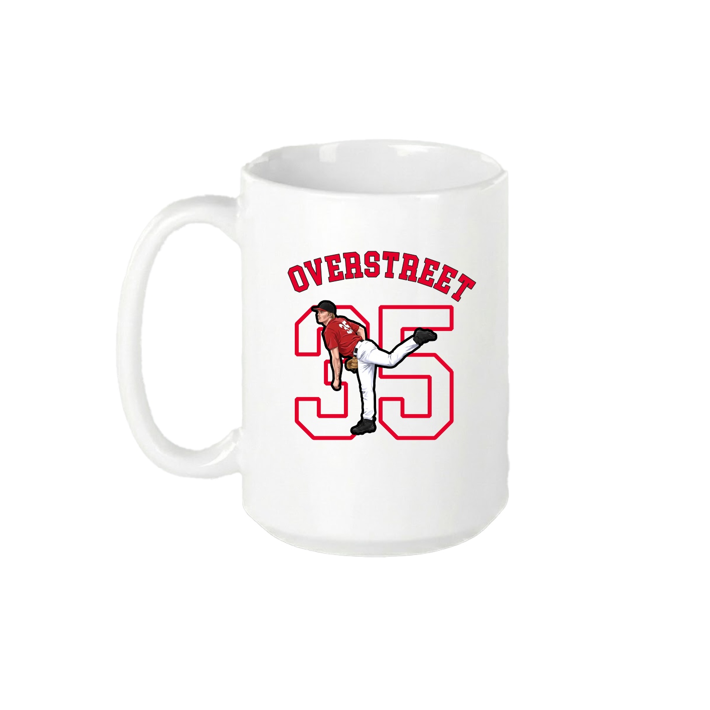 15oz Coffee Mug — Shirsey Arch in White