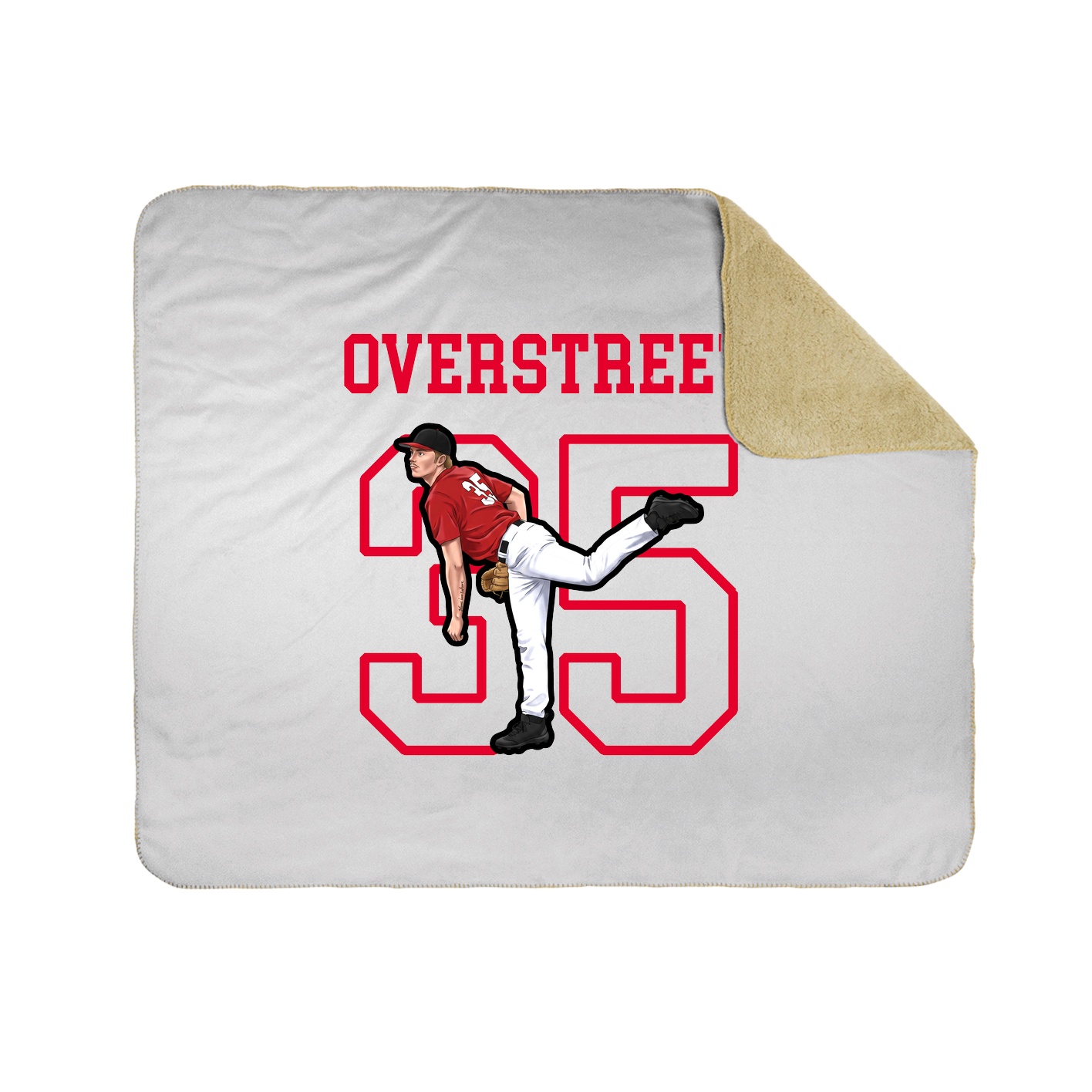 Throw Blanket — Shirsey in White