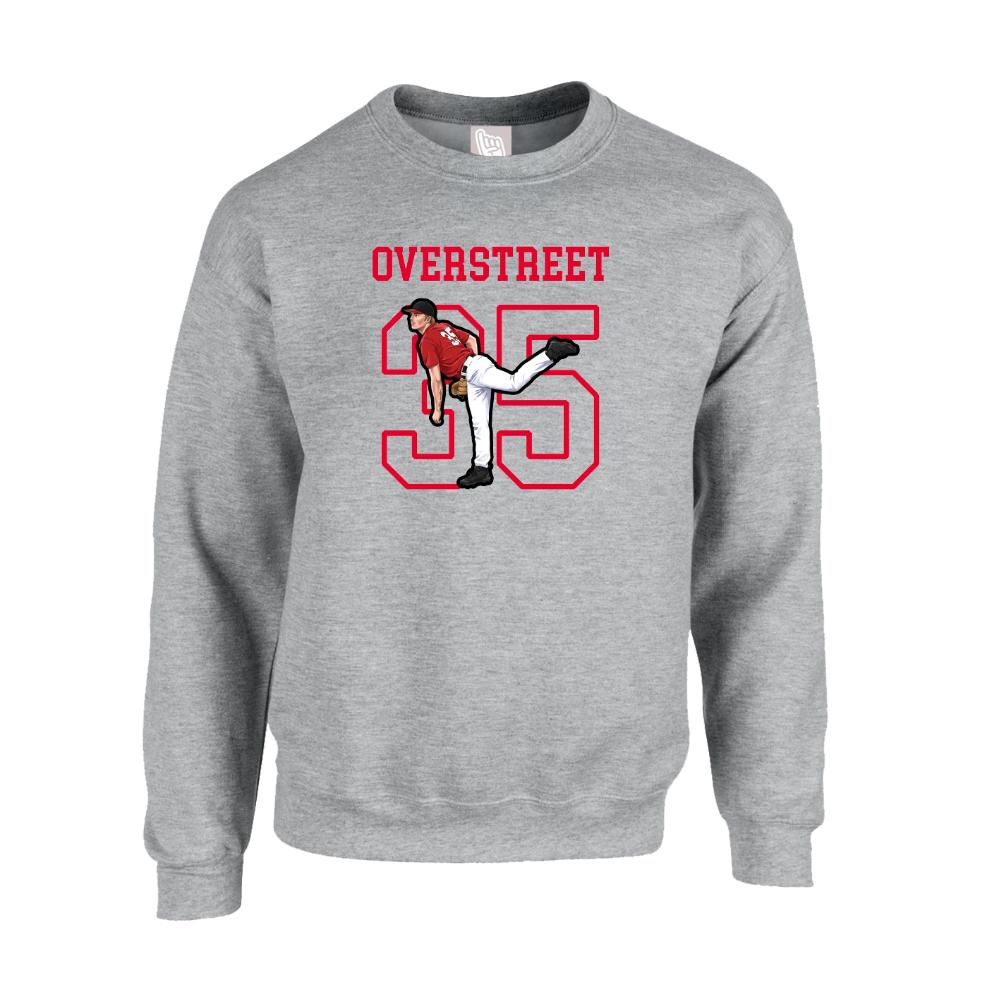 Fleece Crew — Shirsey in Grey