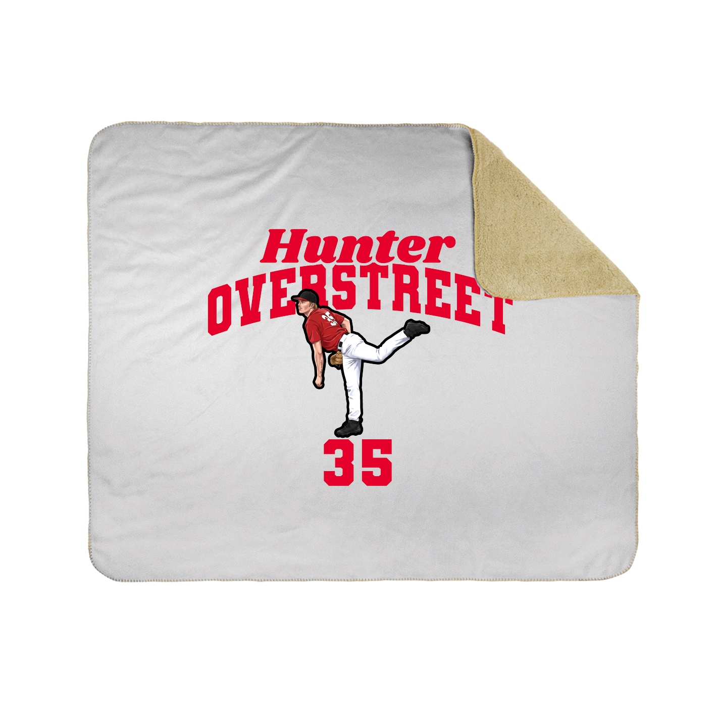Throw Blanket — Signature Arch in White
