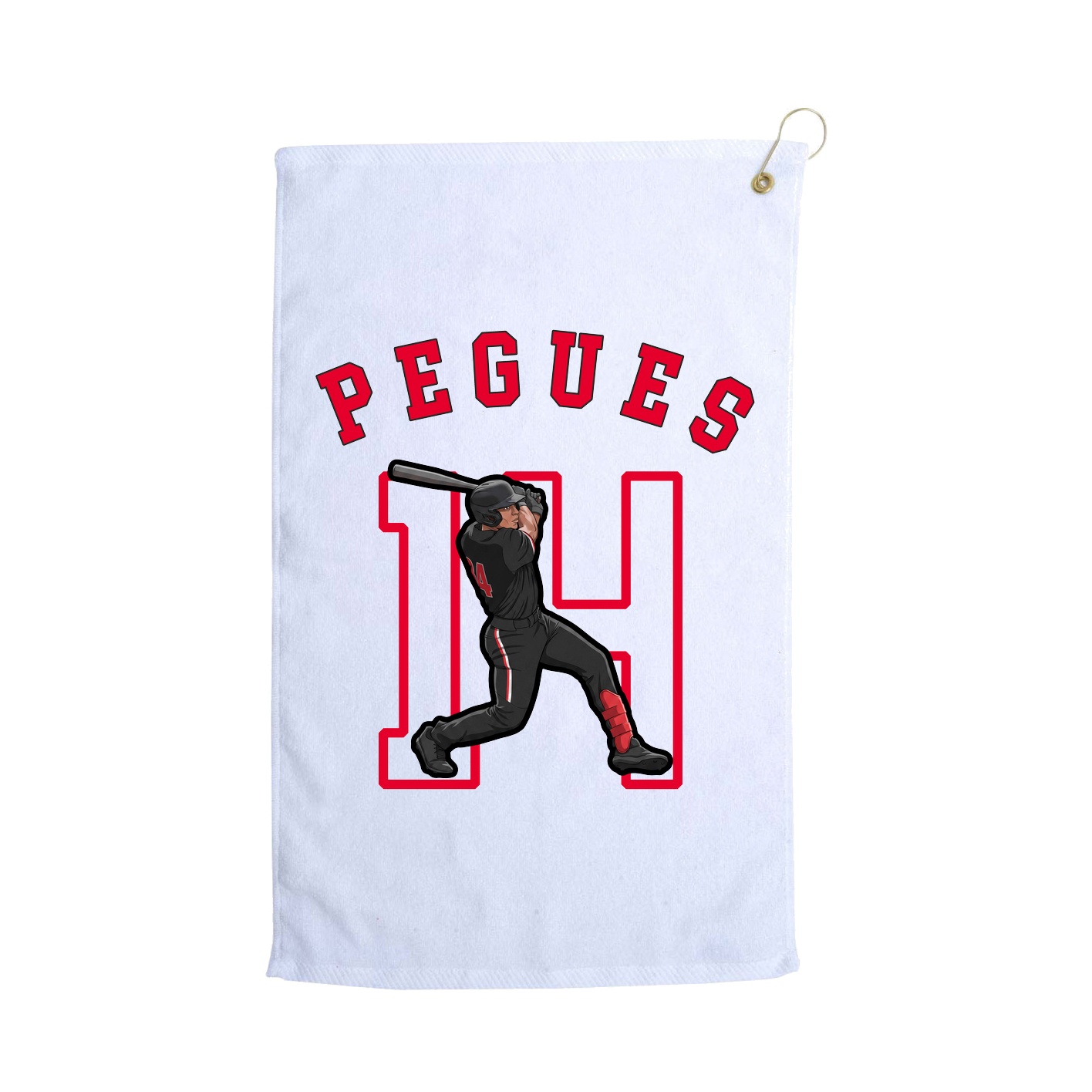 Golf Towel — Shirsey Arch in White