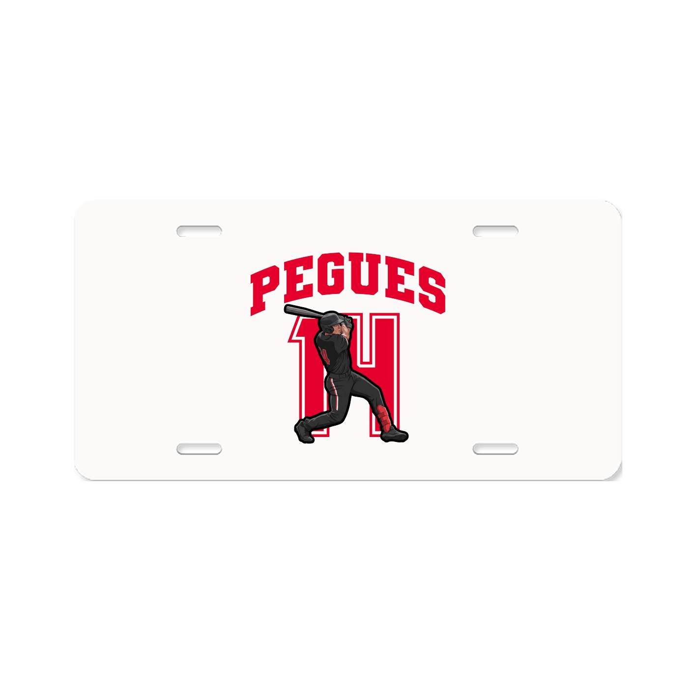 License Plate — Number in Classic