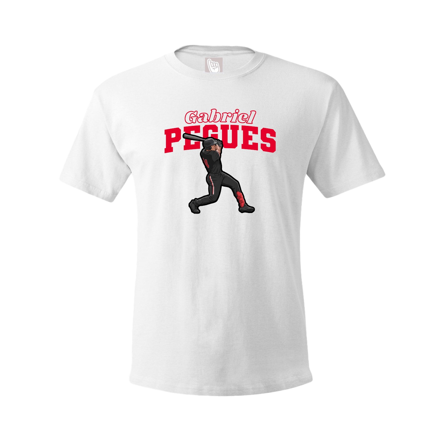 Tee — Name Arch in White