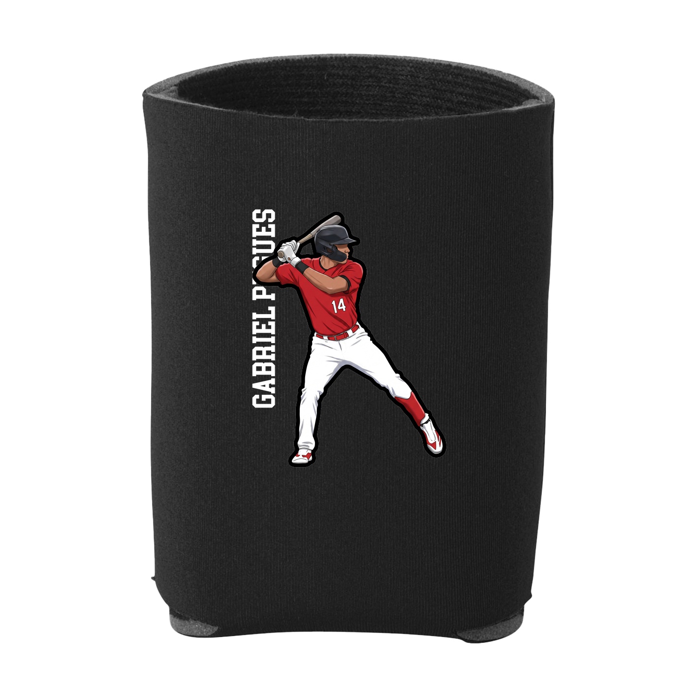 Can Holder — Name Vertical in Black