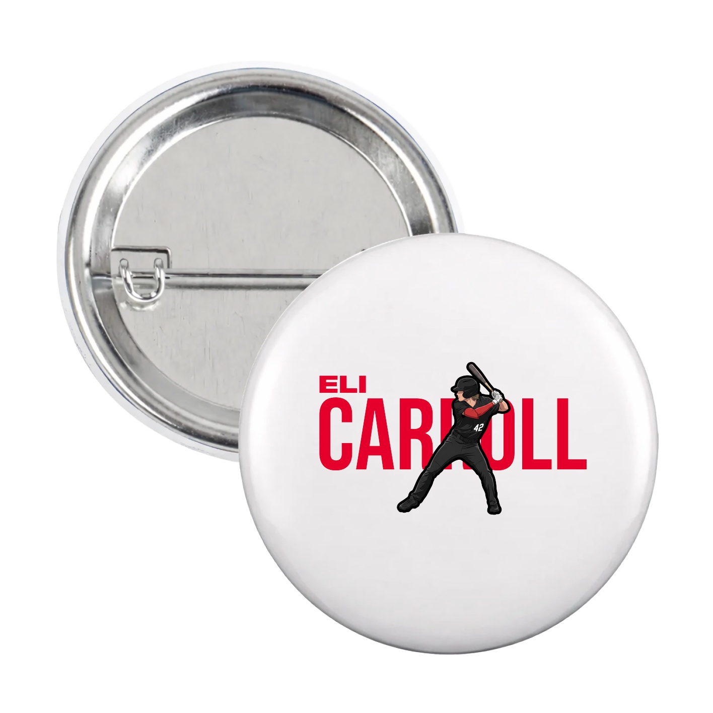 Game Day Button — Player Name in White