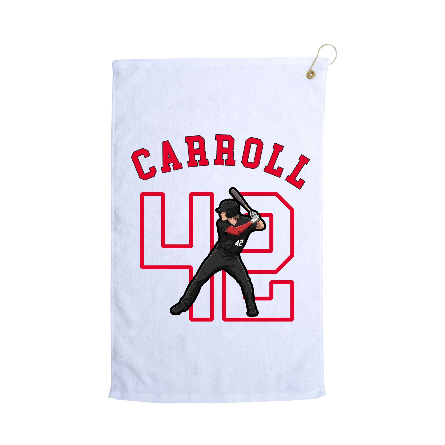 Golf Towel — Shirsey Arch in White
