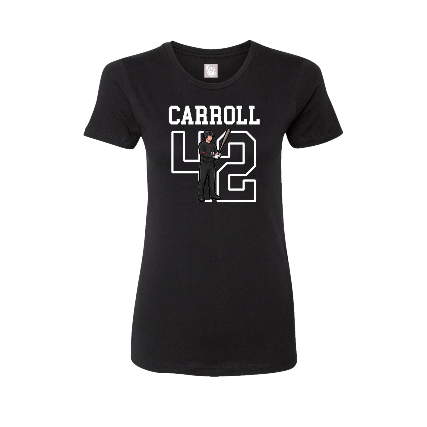Fitted Women's Tee — Shirsey in Black