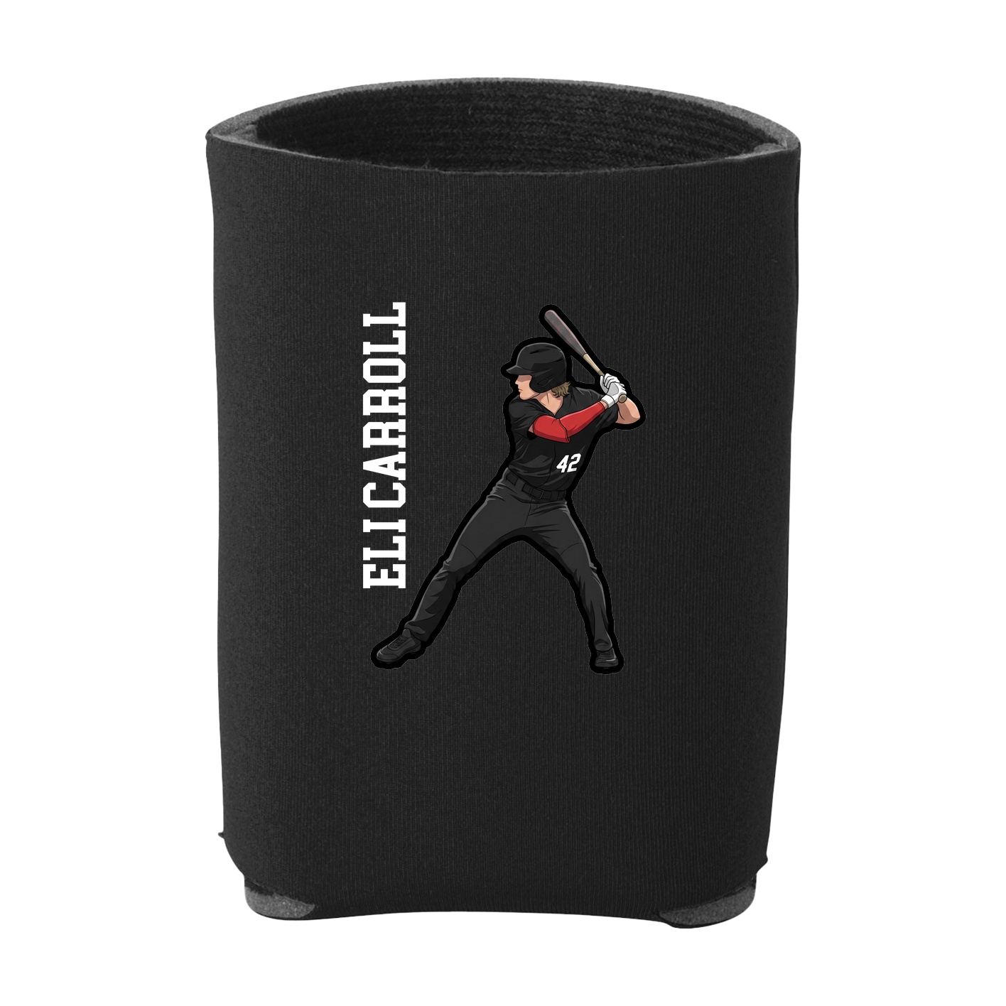 Can Holder — Name Vertical in Black
