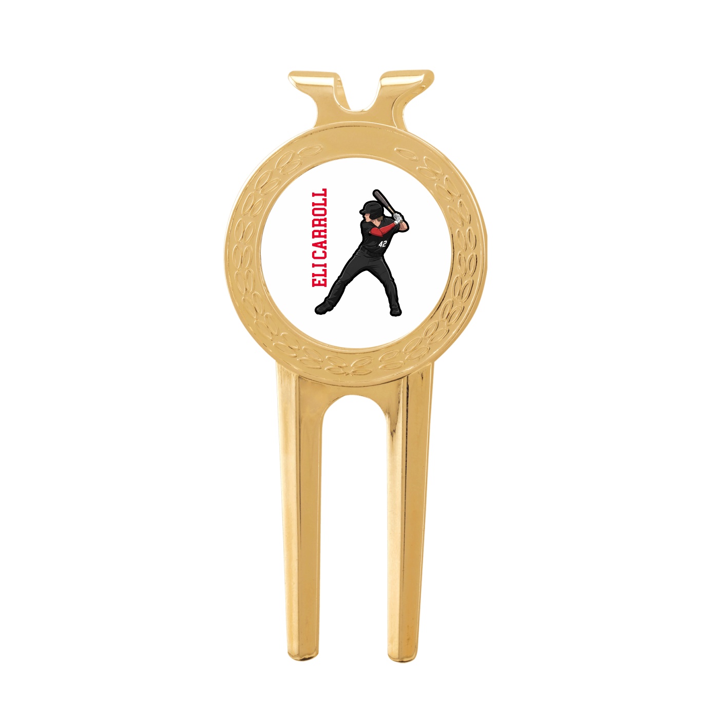Divot Tool with Ball Marker — Name Vertical in Classic