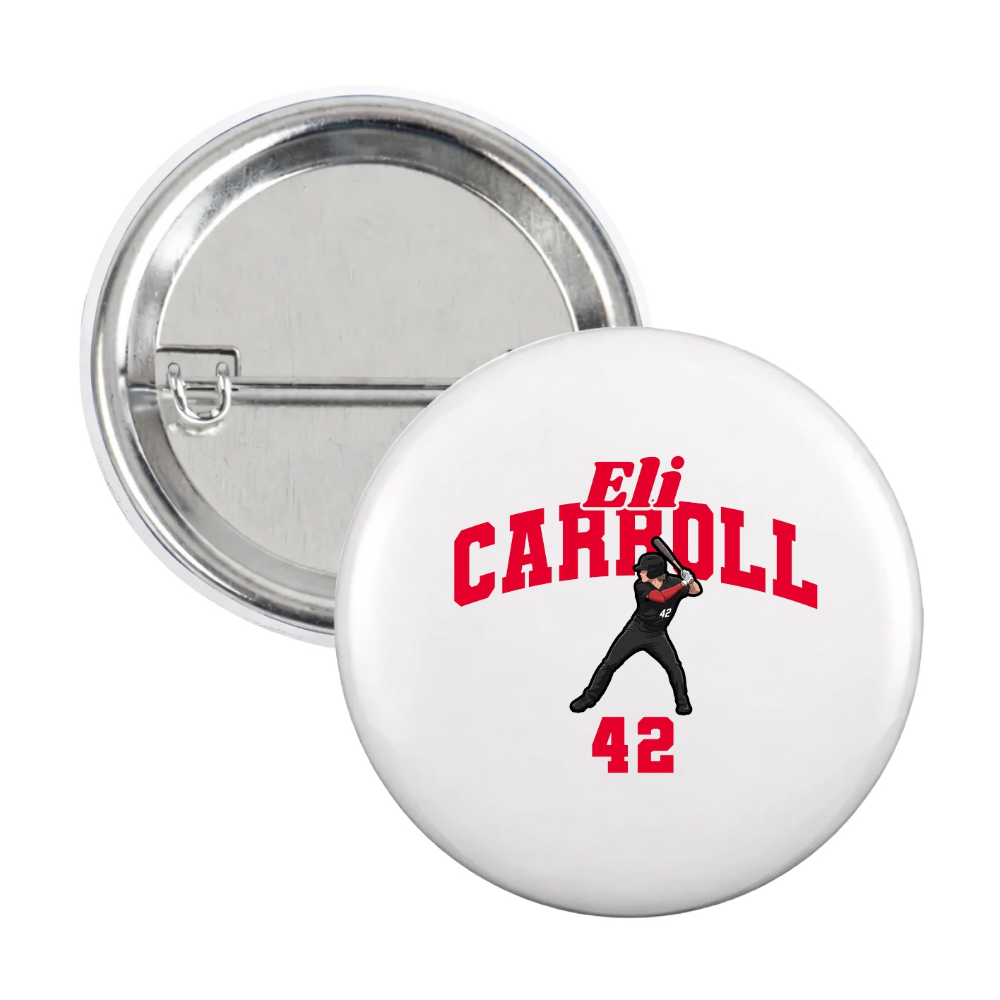 Game Day Button — Signature Arch in White