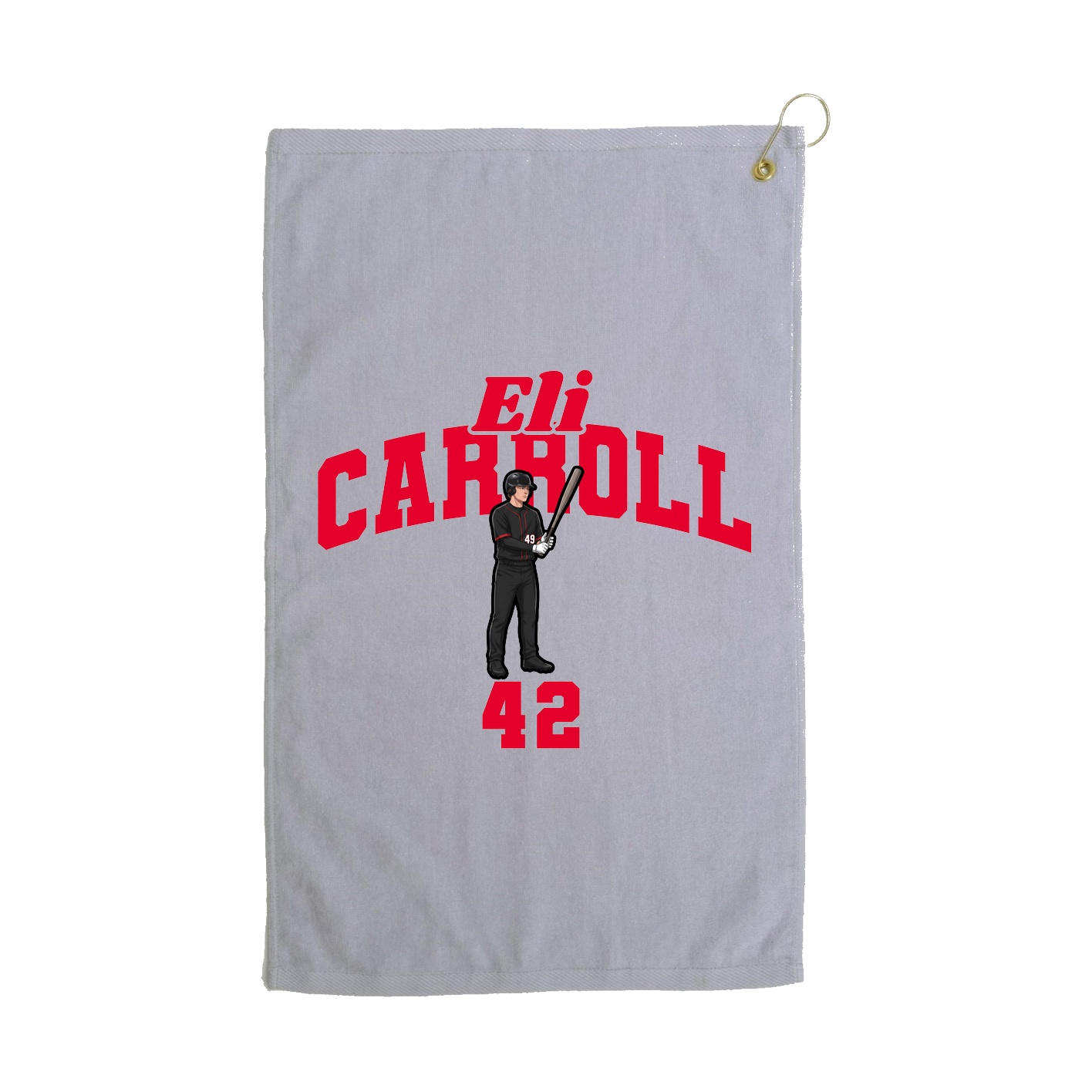 Golf Towel — Signature Arch in Grey