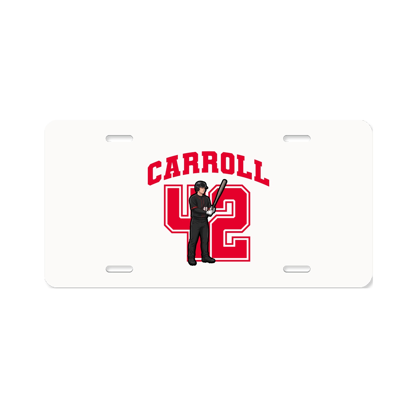 License Plate — Number in Classic