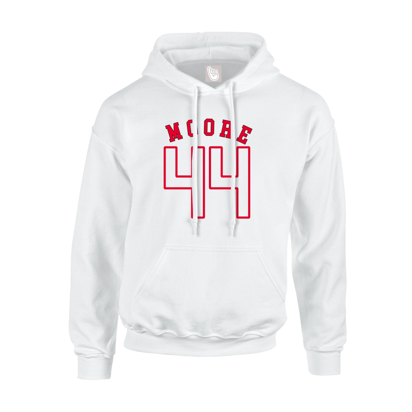 Hoodie — Shirsey Arch in White