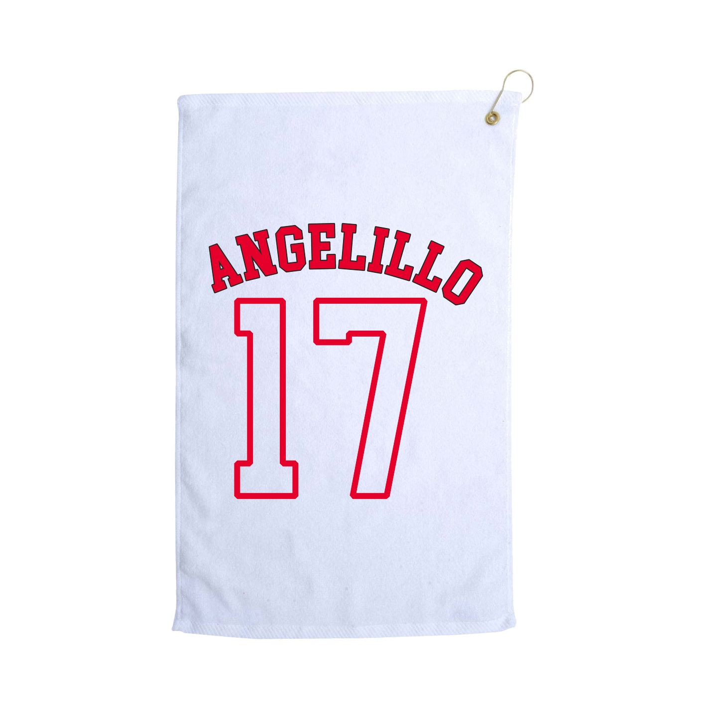 Golf Towel — Shirsey Arch in White