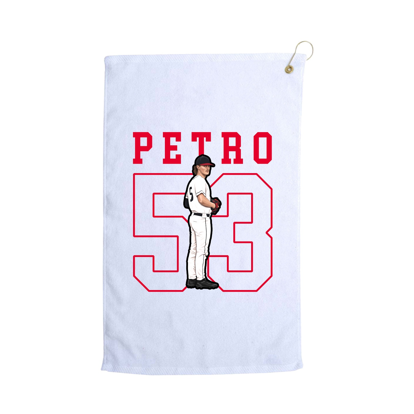 Golf Towel — Shirsey in White