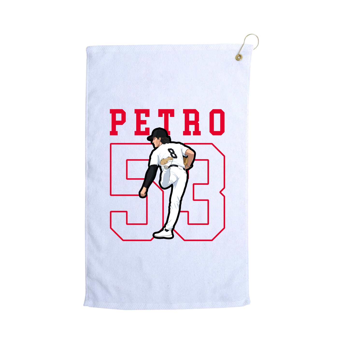 Golf Towel — Shirsey in White