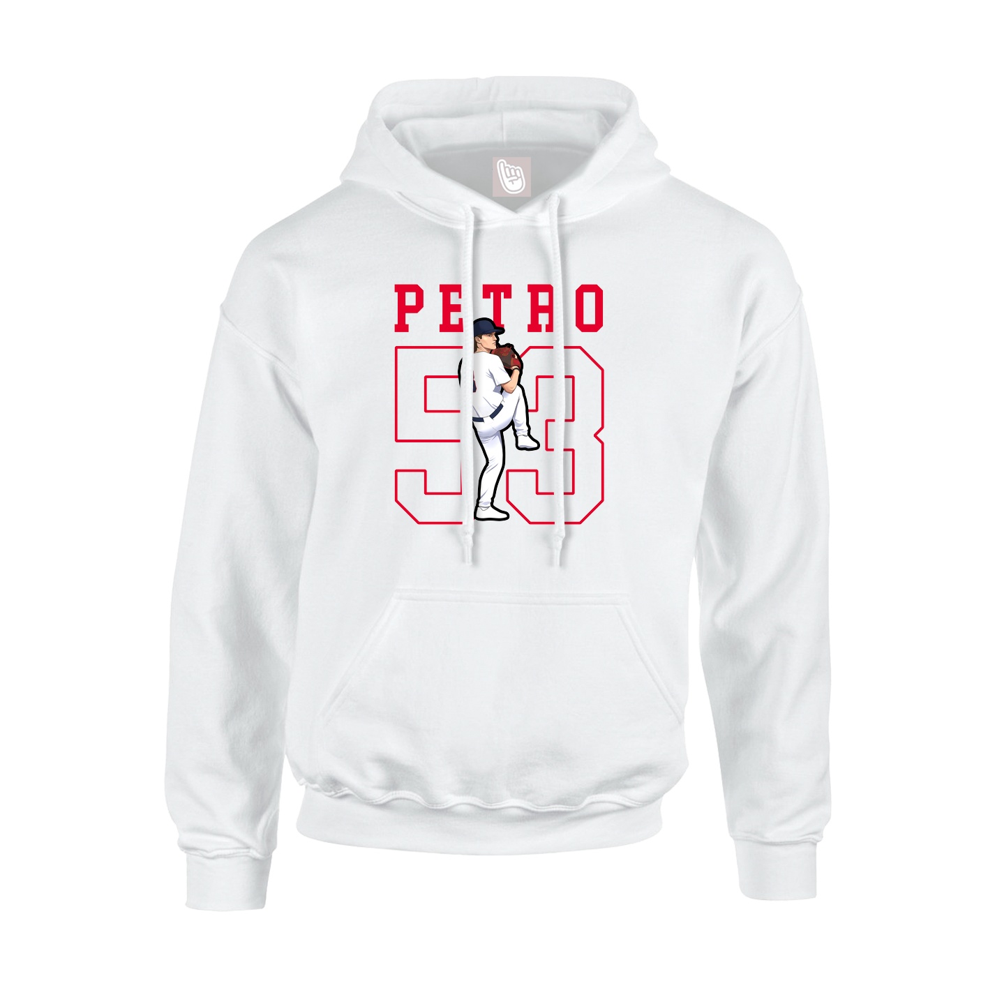 Youth Hoodie — Shirsey in White