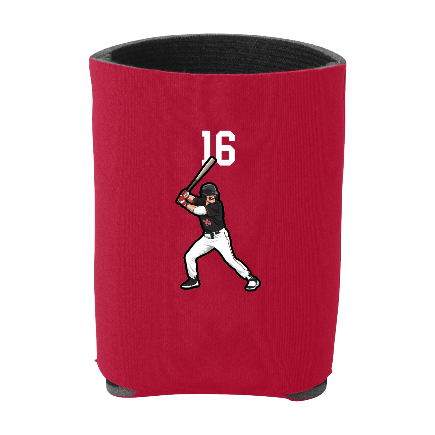 Can Holder — Number Top in Red