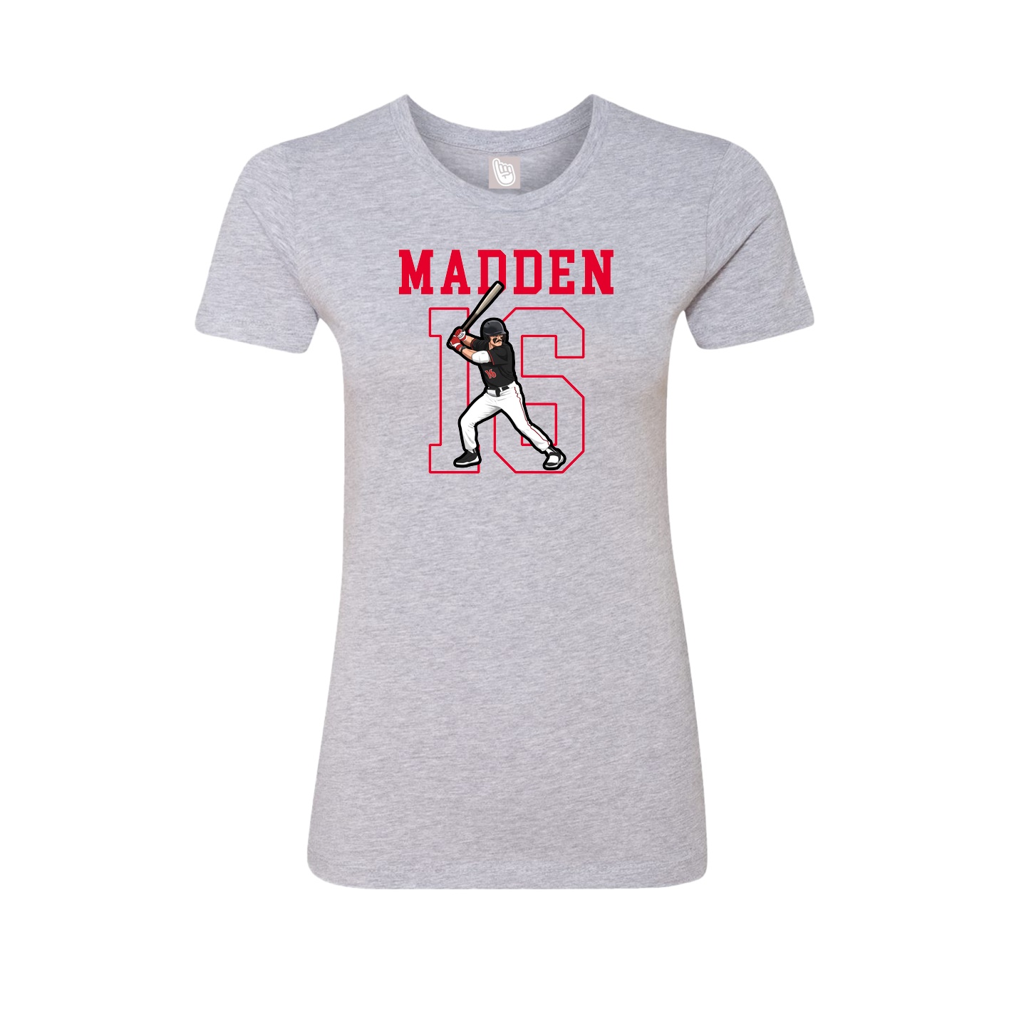 Fitted Women's Tee — Shirsey in Grey