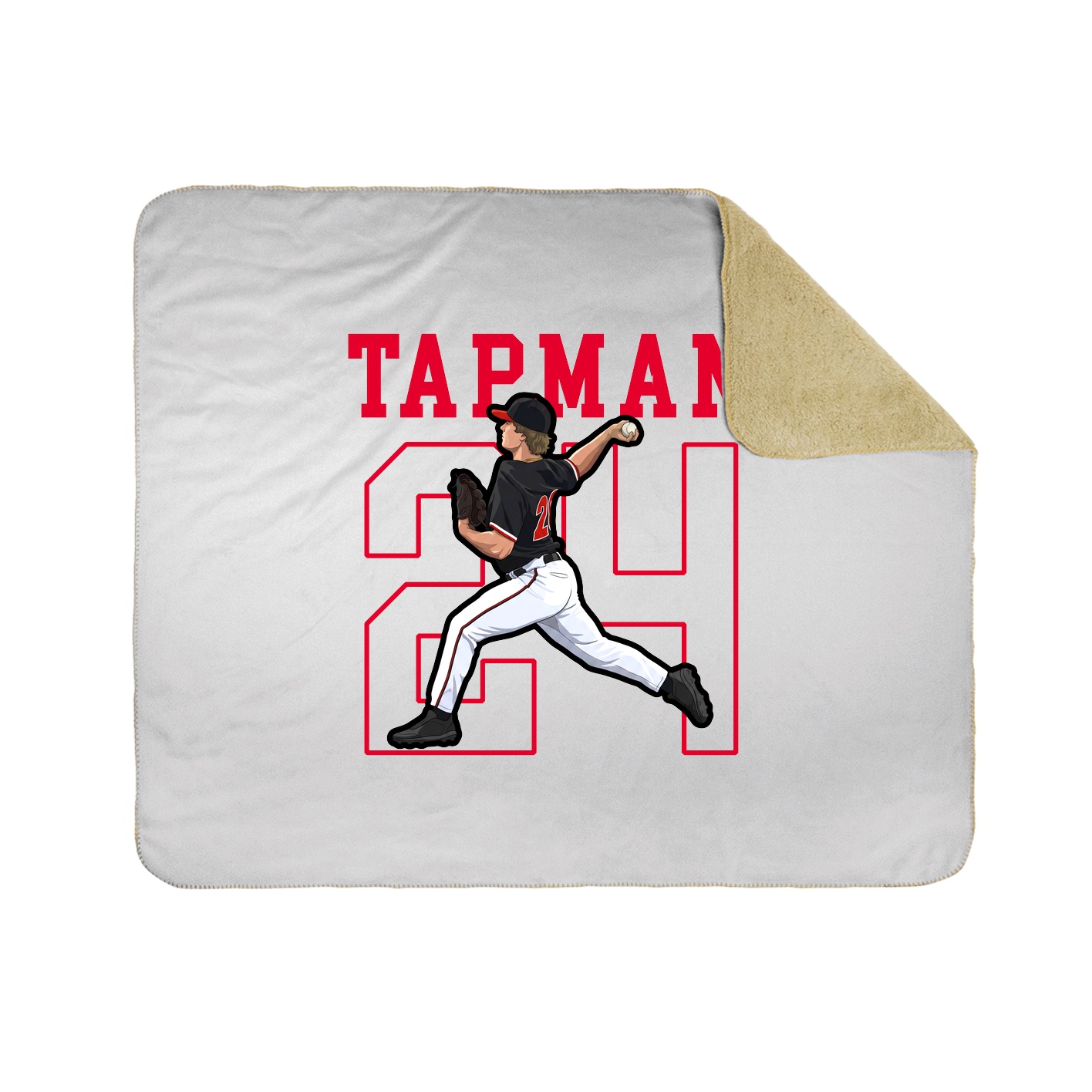 50x60 Sherpa Lined Throw Blanket