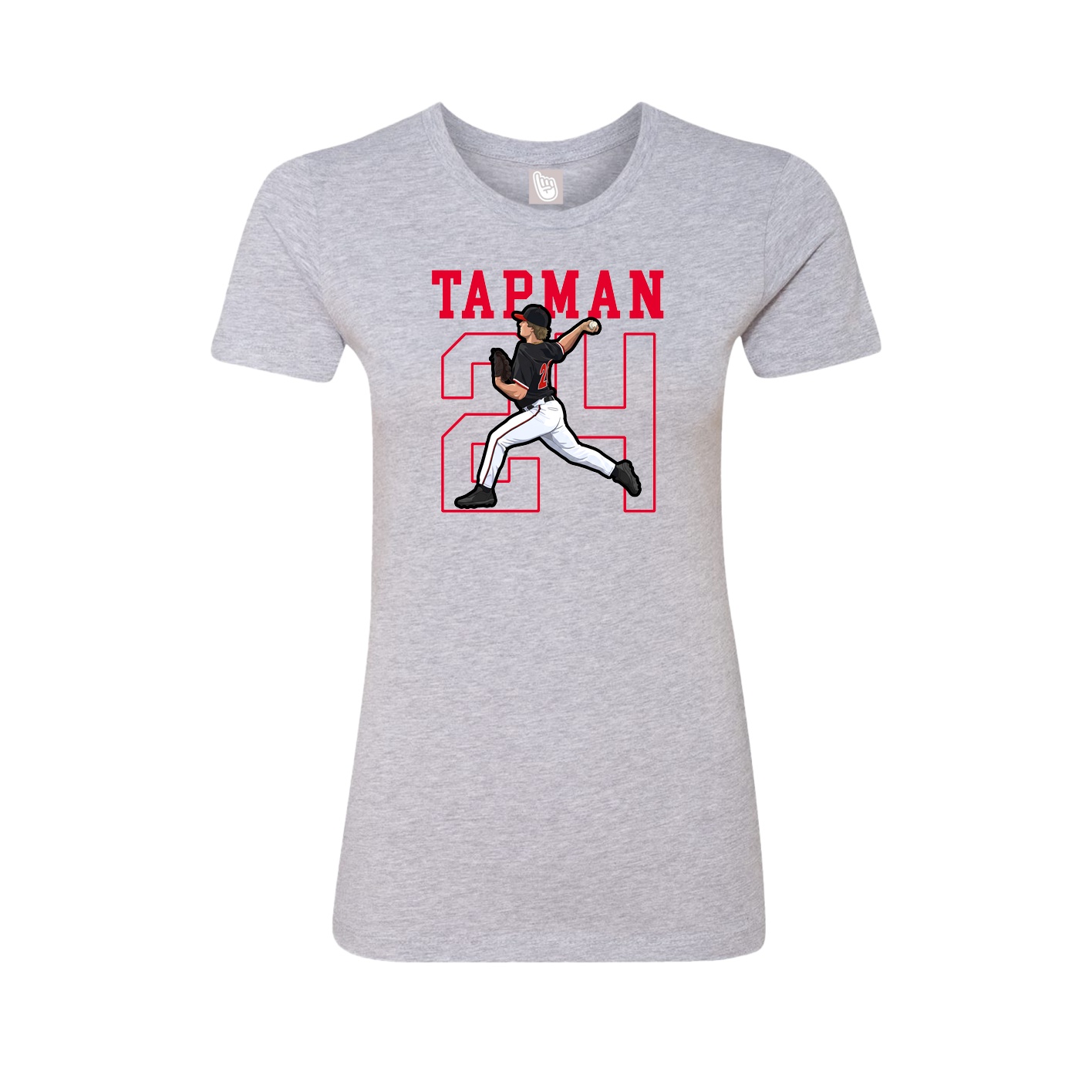 Fitted Women's Tee — Shirsey in Grey