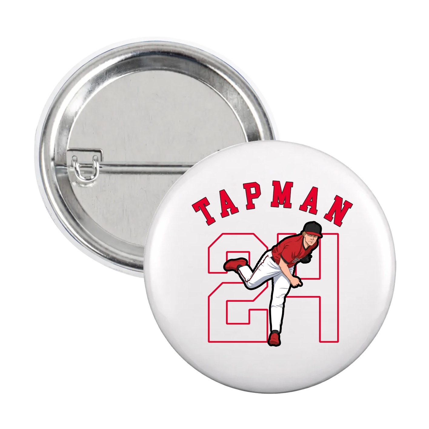 Game Day Button — Shirsey Arch in White