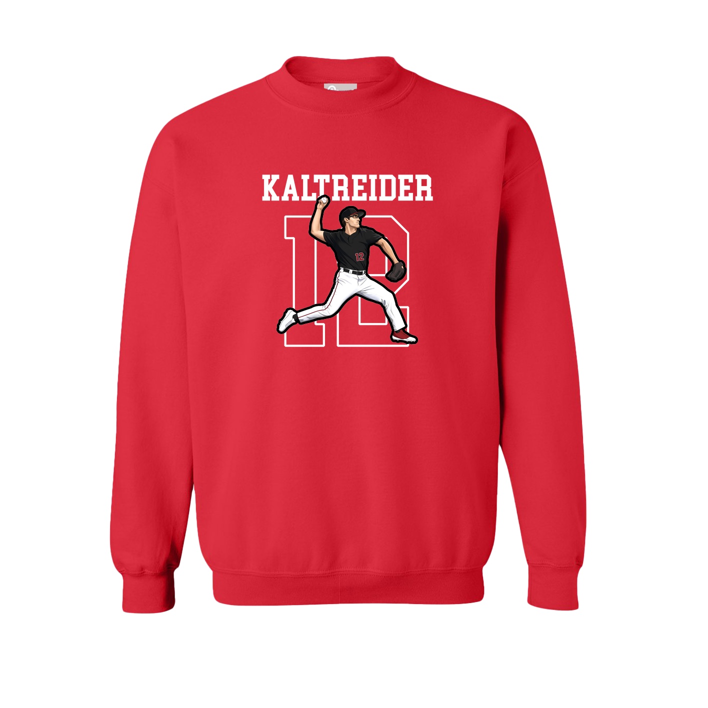 Fleece Crew — Shirsey in Red