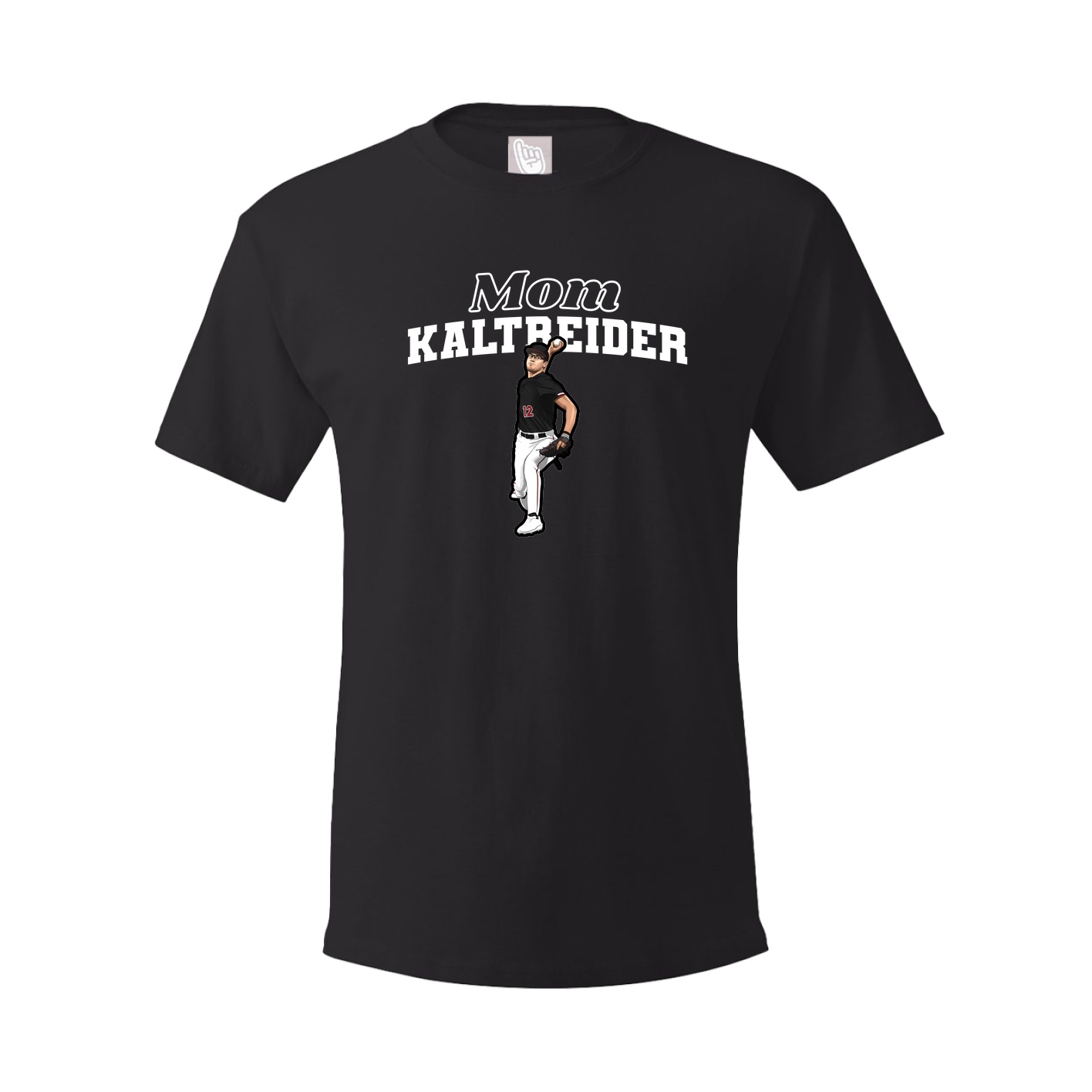 Youth Tee — Mothers Day Block in Black