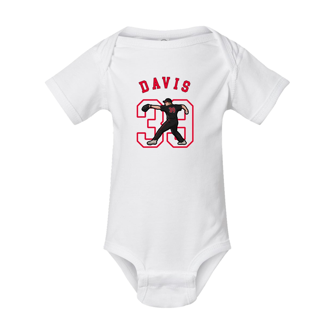 Baby Onesie — Shirsey Arch in White