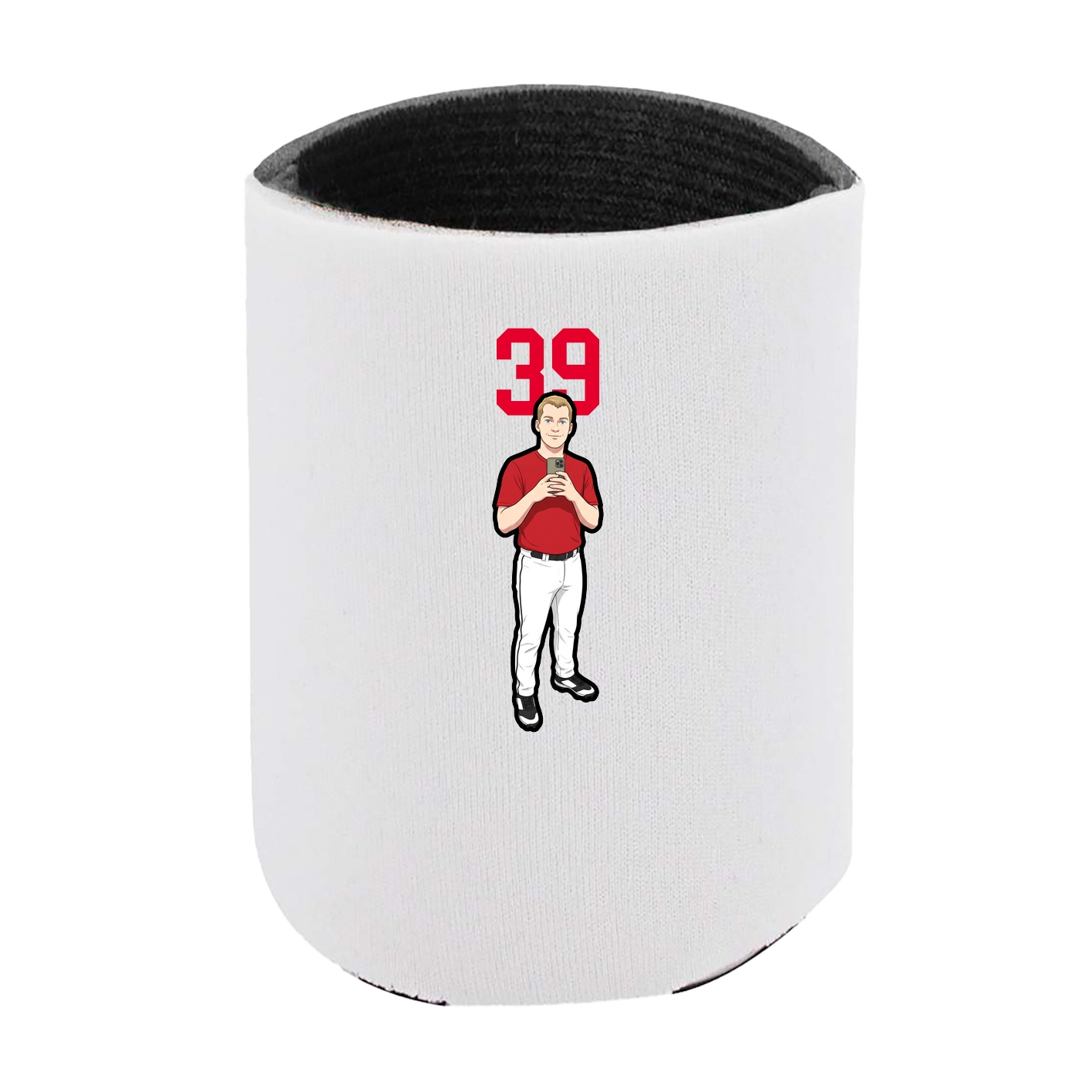 Can Holder — Number Top in White
