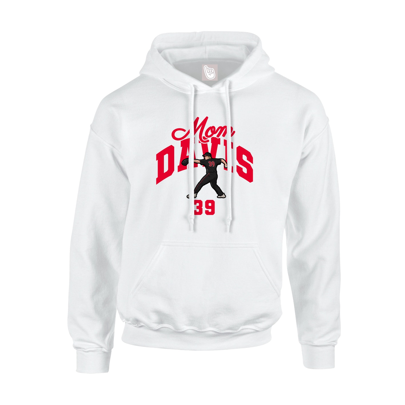 Hoodie — Mothers Day Arch in White