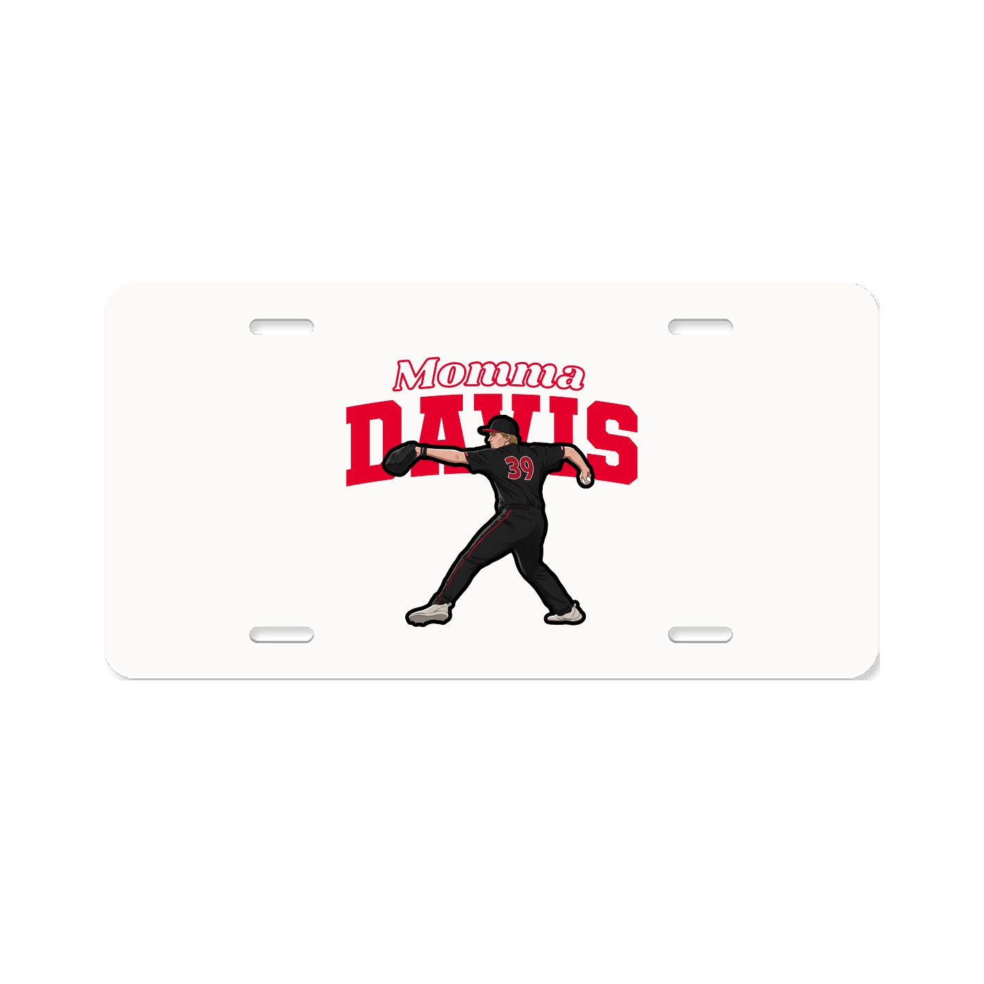 License Plate — Mothers Day Block in Classic
