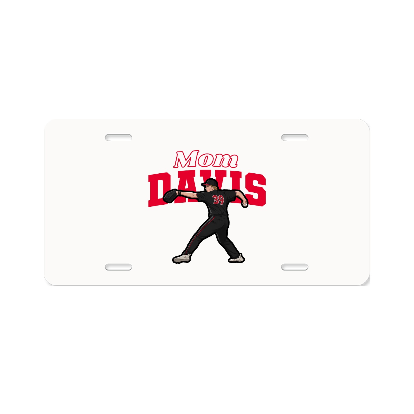 License Plate — Mothers Day Block in Classic