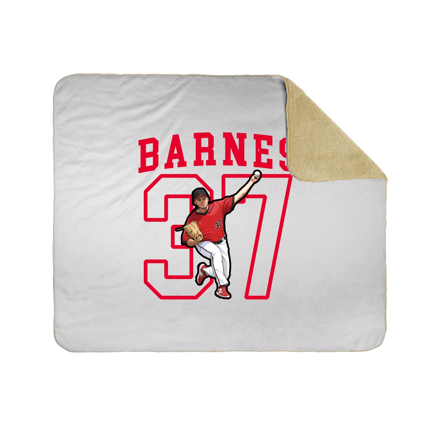 Throw Blanket — Shirsey in White