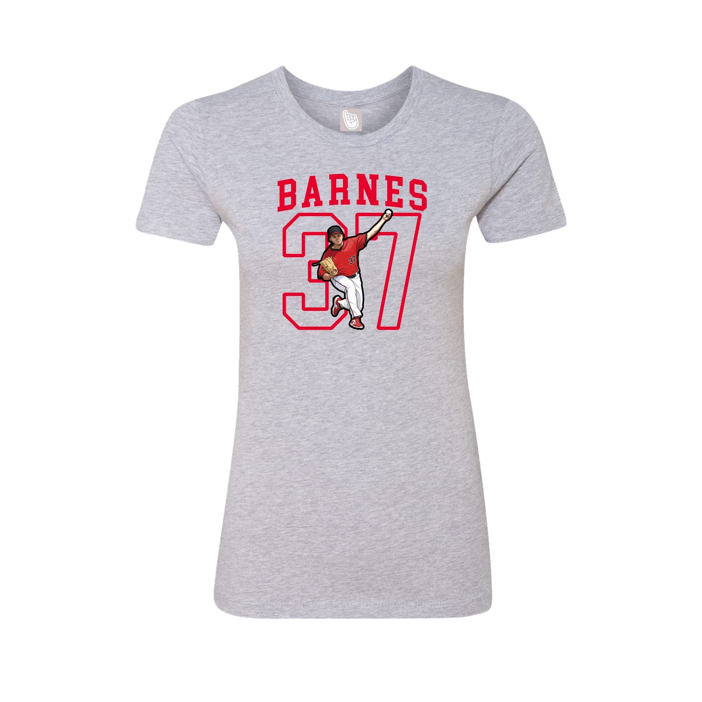 Fitted Women's Tee — Shirsey in Grey