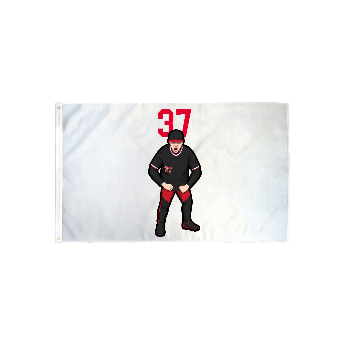 3x5 Flag — Number Top in Classic