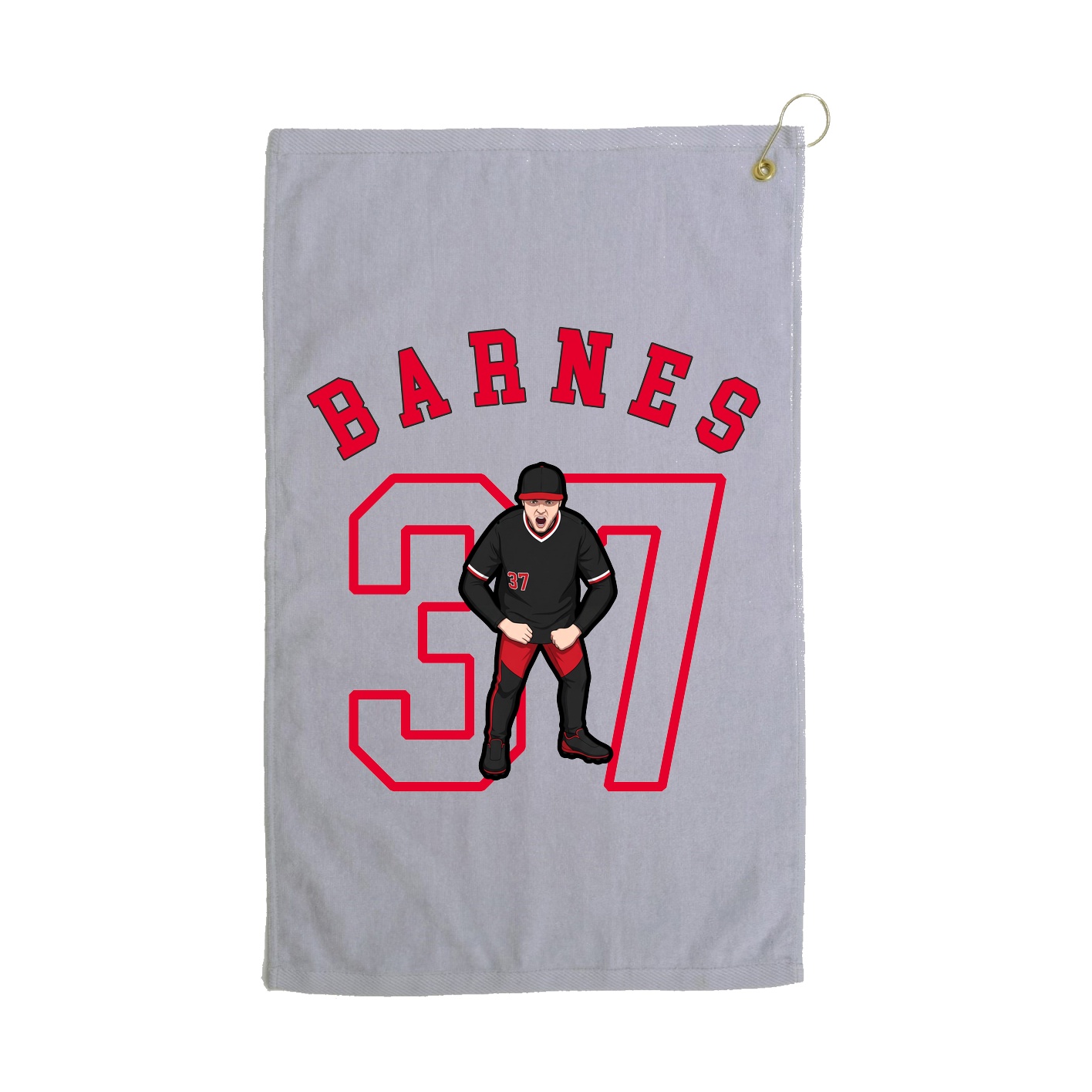 Golf Towel — Shirsey Arch in Grey