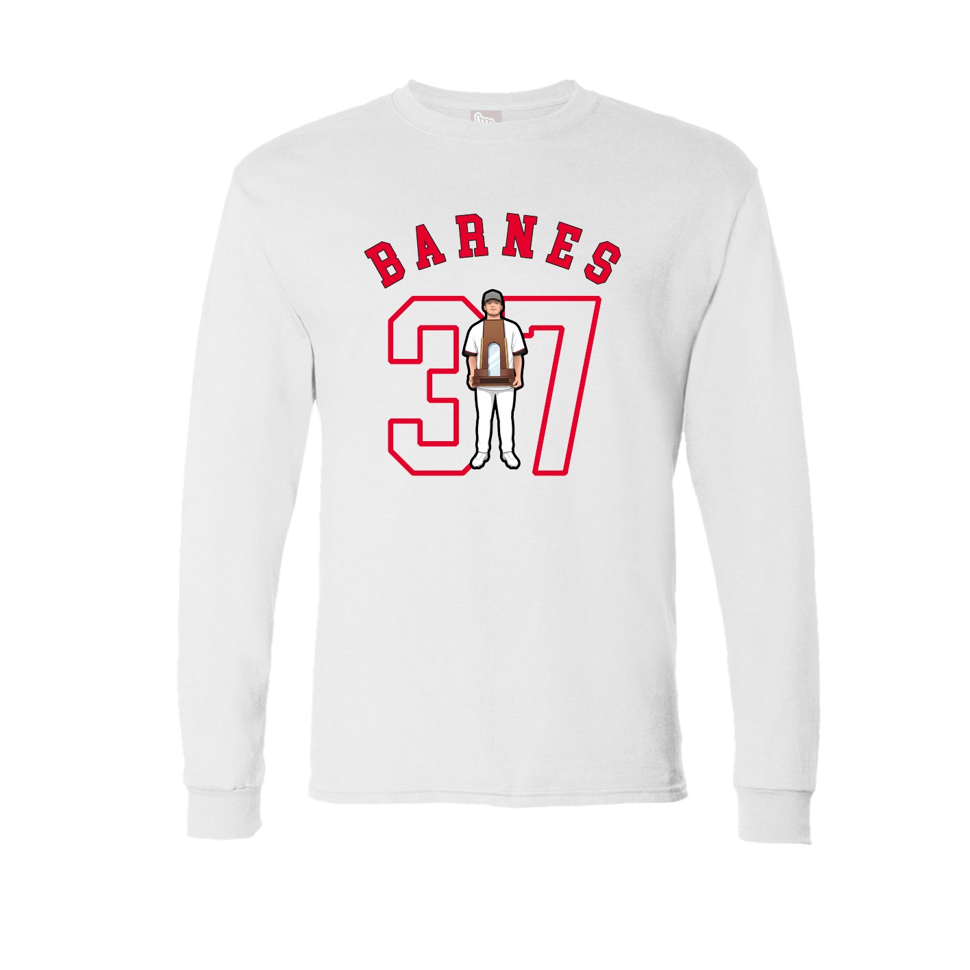 Long Sleeve Tee — Shirsey Arch in White