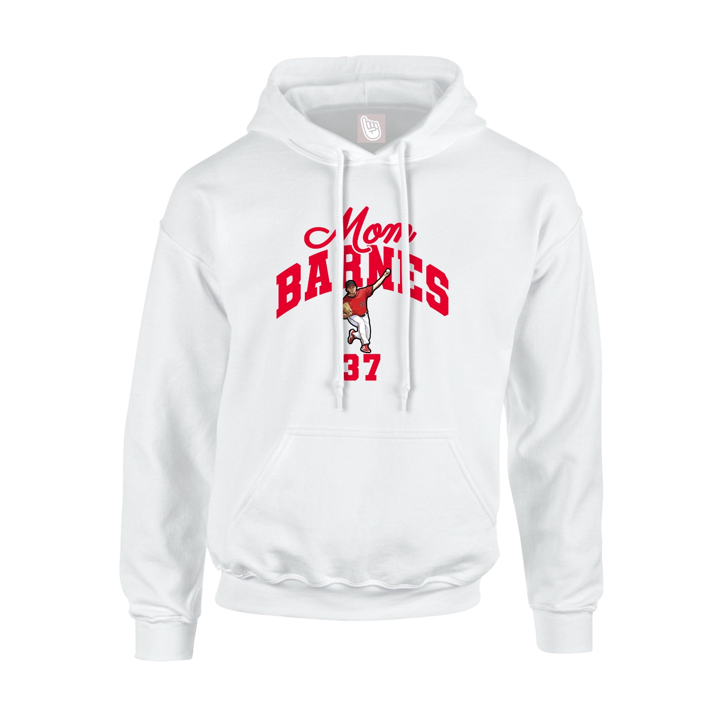 Youth Hoodie — Mothers Day Arch in White