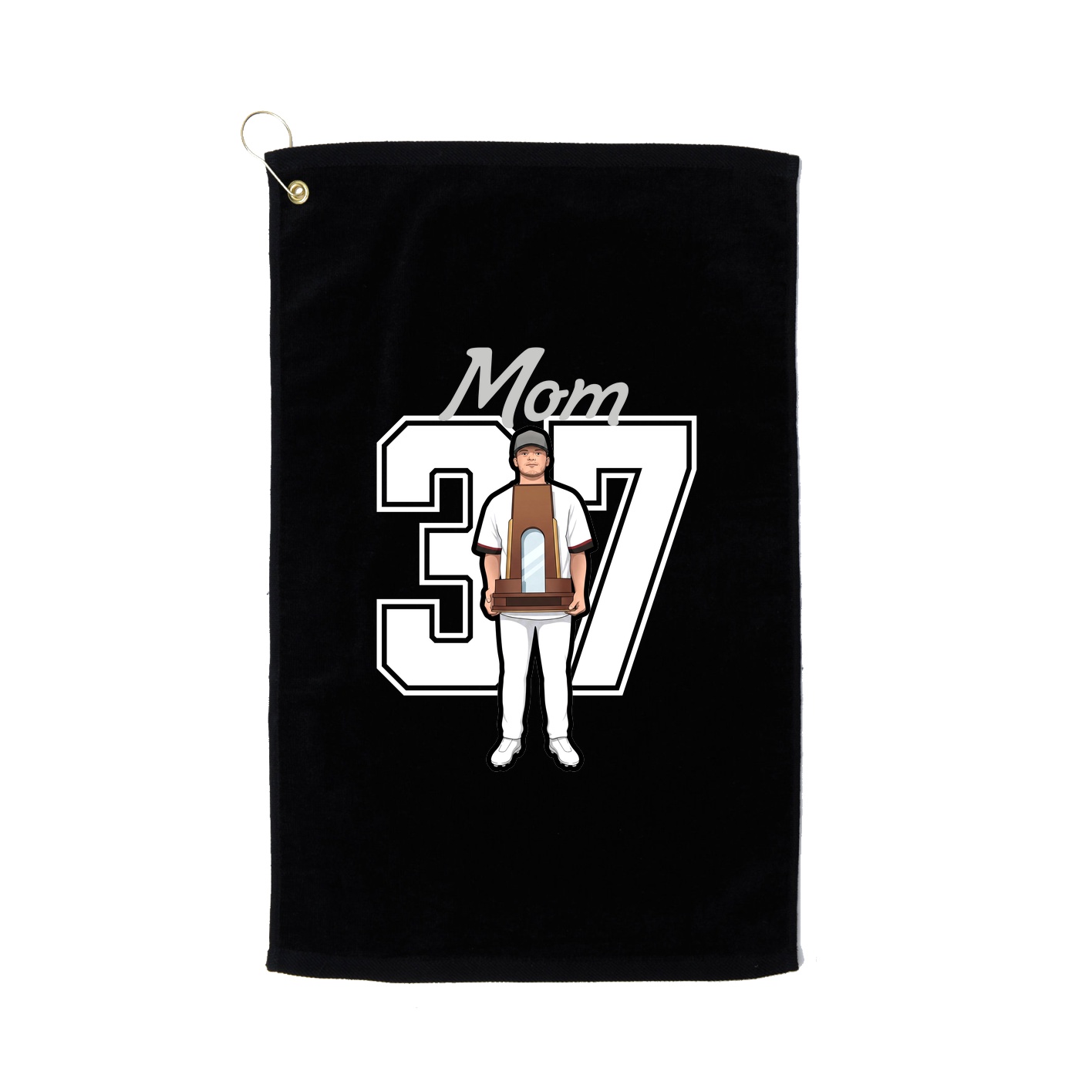 Golf Towel — Mothers Day Shirsey in Black