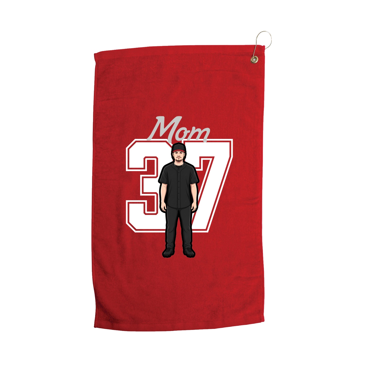 Golf Towel — Mothers Day Shirsey in Red