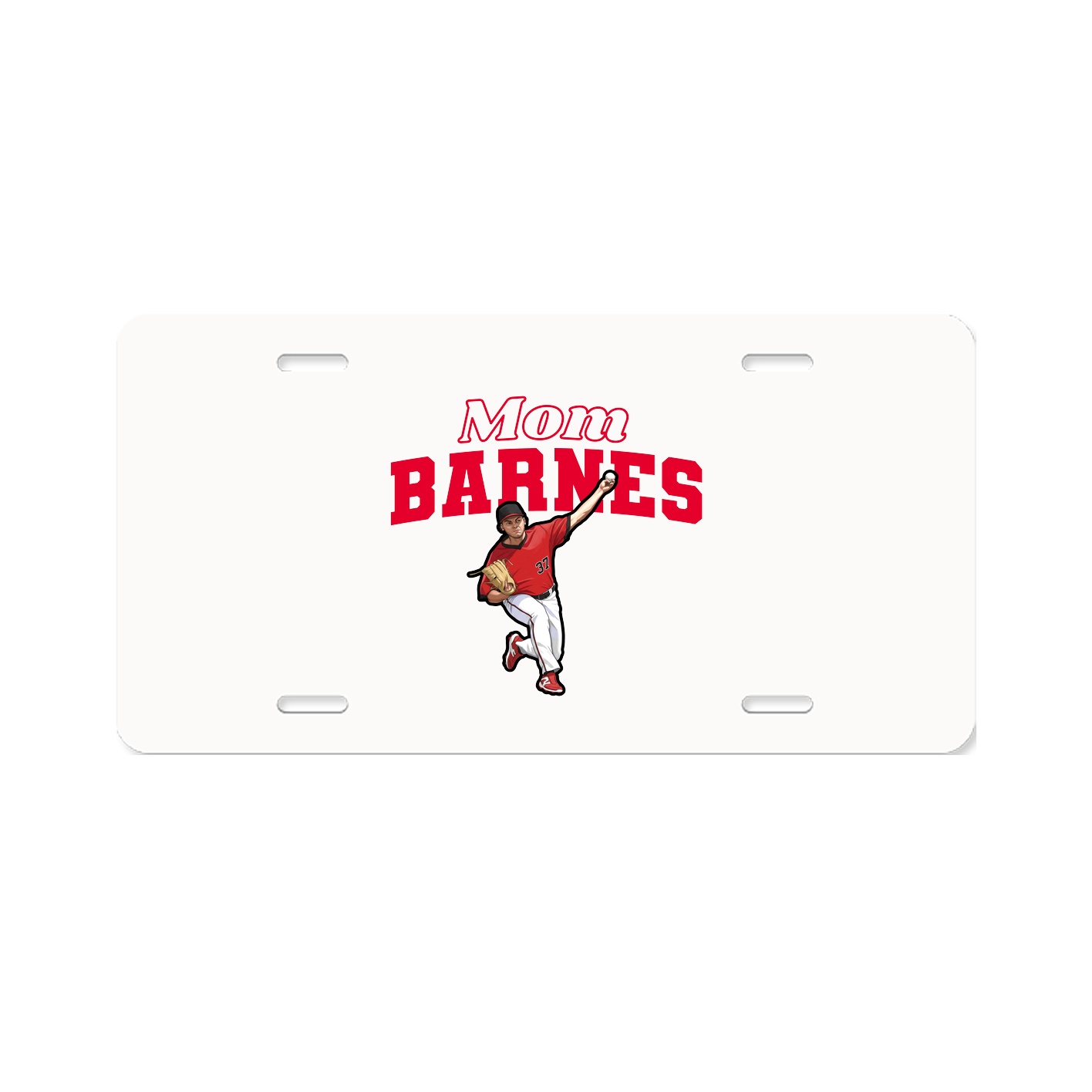 License Plate — Mothers Day Block in Classic