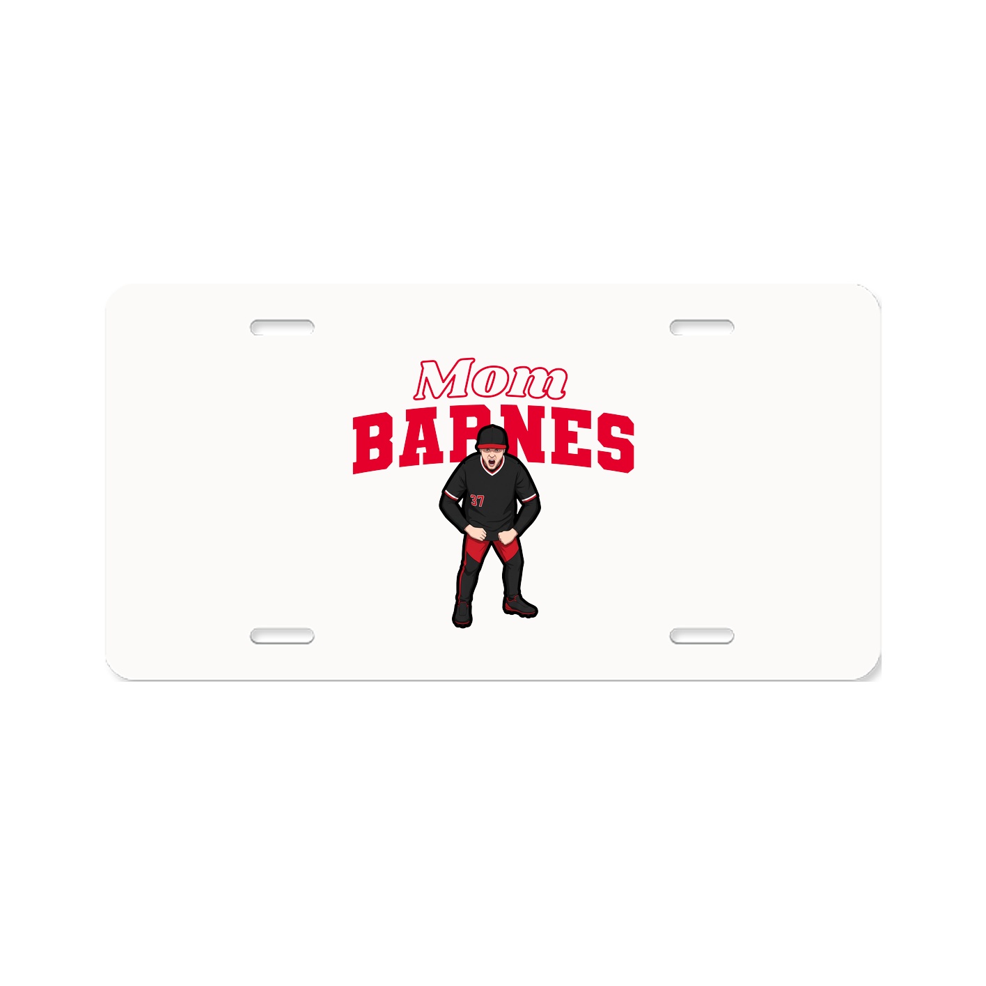 License Plate — Mothers Day Block in Classic