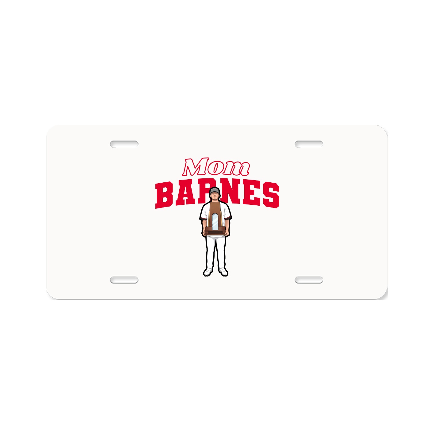License Plate — Mothers Day Block in Classic