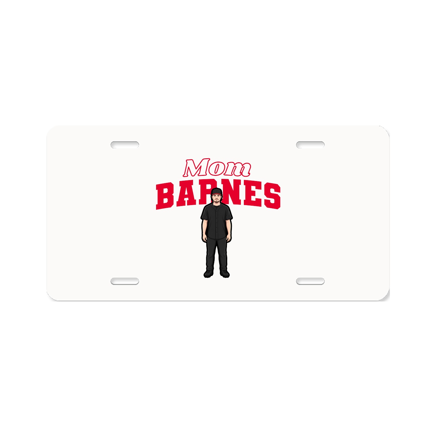 License Plate — Mothers Day Block in Classic