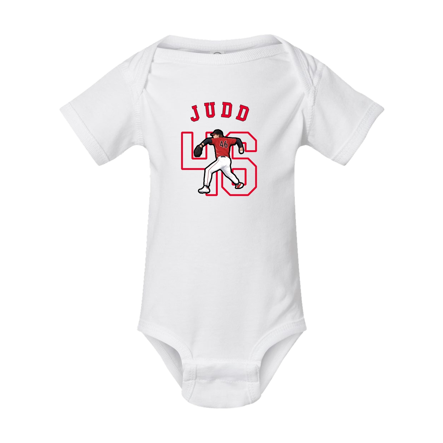 Baby Onesie — Shirsey Arch in White