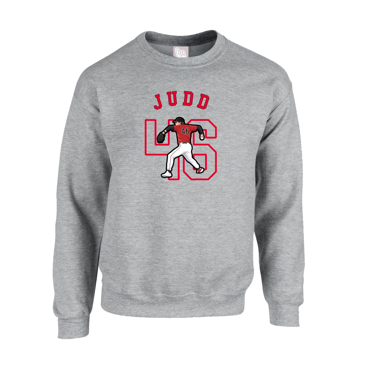 Fleece Crew — Shirsey Arch in Grey