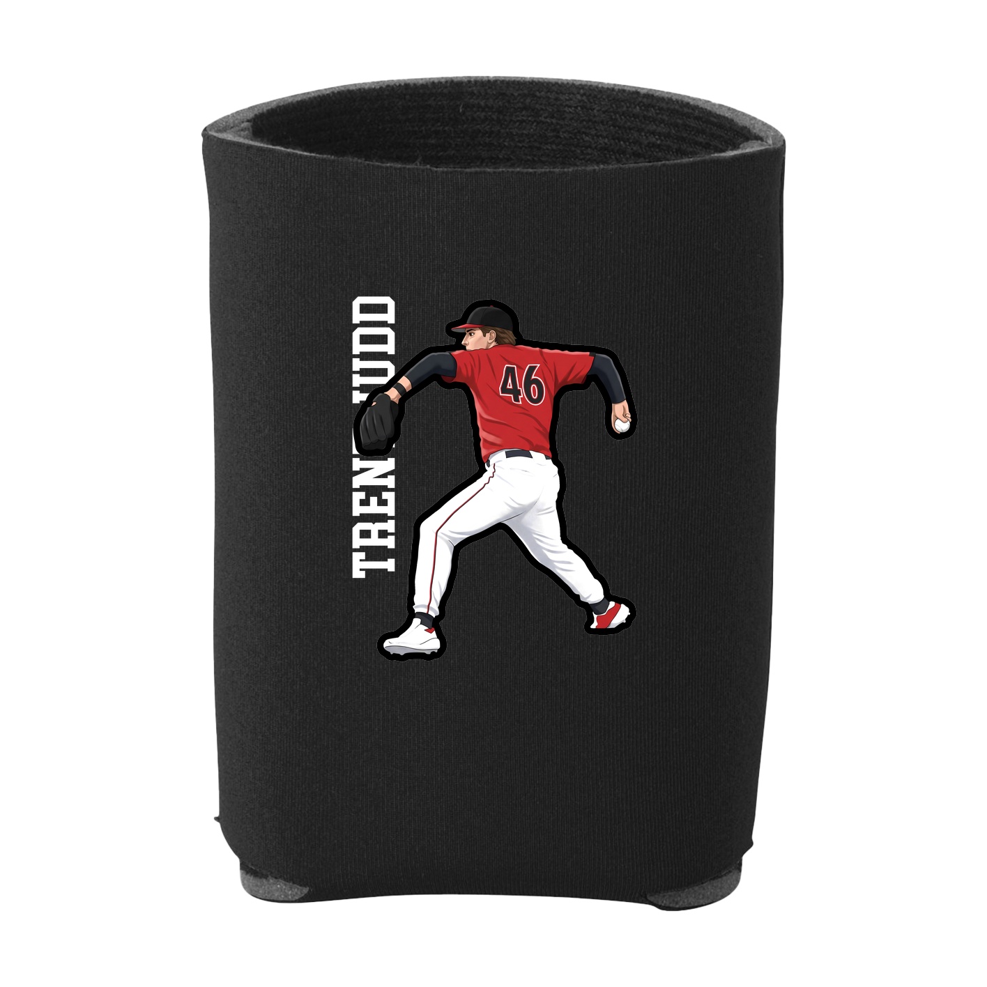 Can Holder — Name Vertical in Black